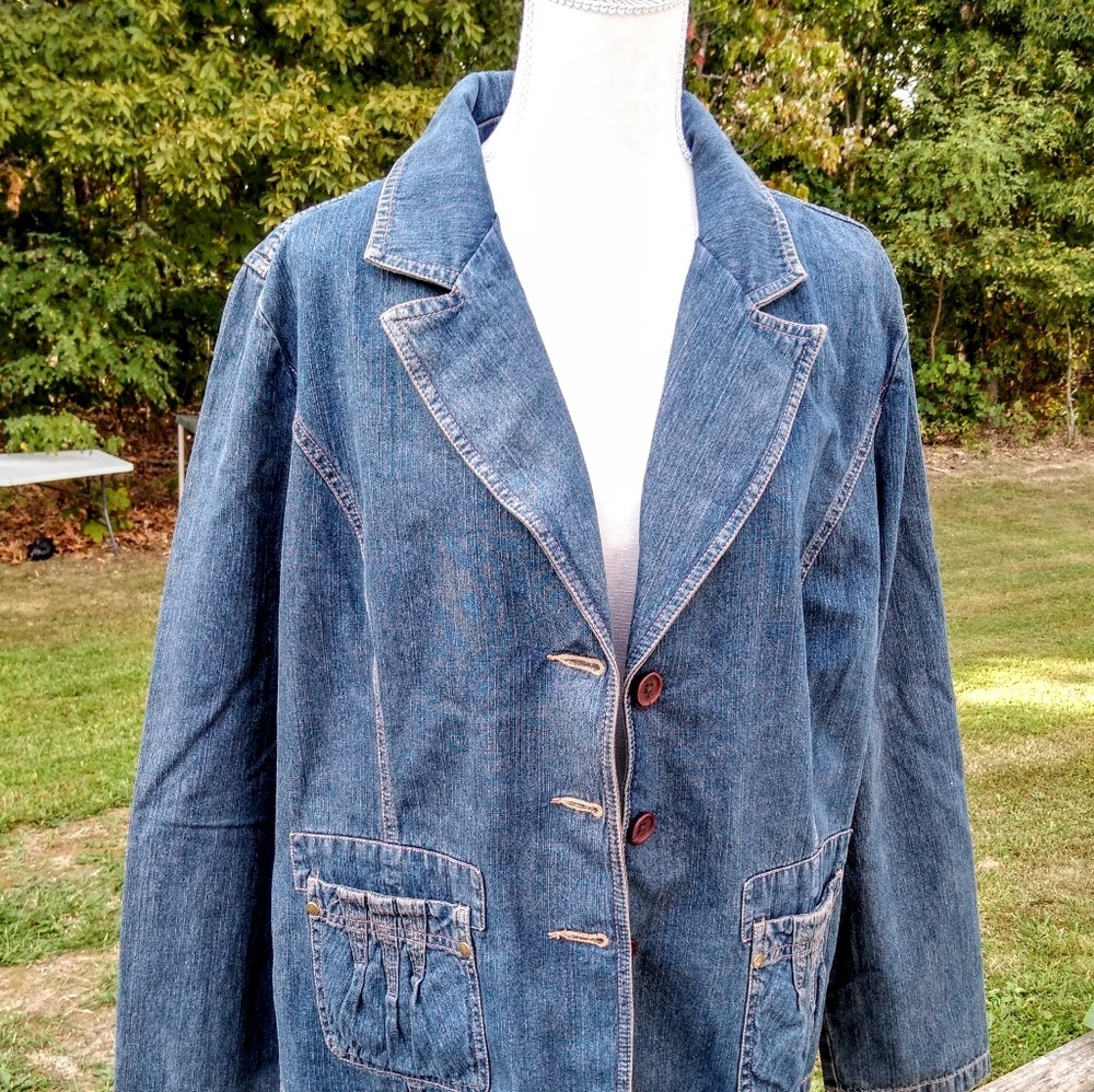 Sonoma Jean Jacket 1X - Picture 1 of 10
